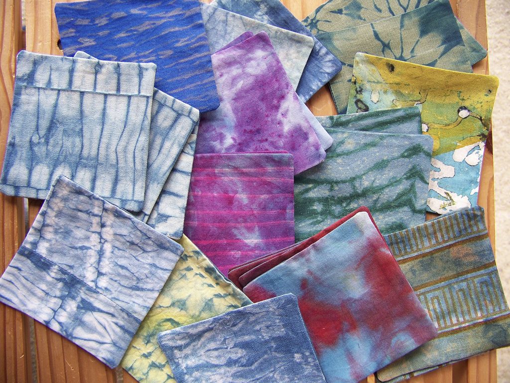 Handpainted Dyed Fabric